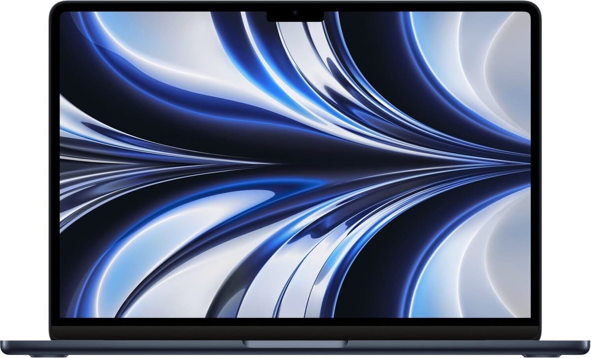 Apple MacBook Air 2022   13.6"   M2   16 GB   1 TB SSD   8-Core GPU   Minuit   FR - Refurbished