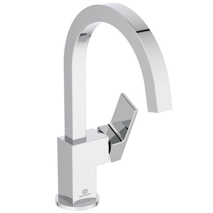 Ideal Standard Extra Waschtischarmatur BD505AA 90x221x307 mm, hoher Auslauf, ohne Ablaufgarnitur, verchromt