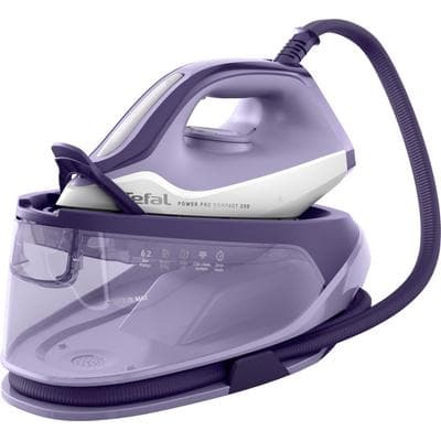 TEFAL Dampfbügelstation "Power Pro Compact 200", lila, Dampfbügelstationen, 2400 W, 120 g/min Dampfmenge, 370 g/min Dampfstoß, 1,7 L Wassertank