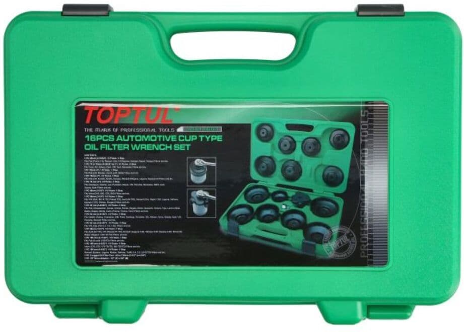 Juego de llaves de aceite TOPTUL 16 Pieza