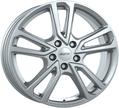Alutec Tormenta Diamond Black Front Polished 7x17 ET 50 5/108 Alufelge Schwarz