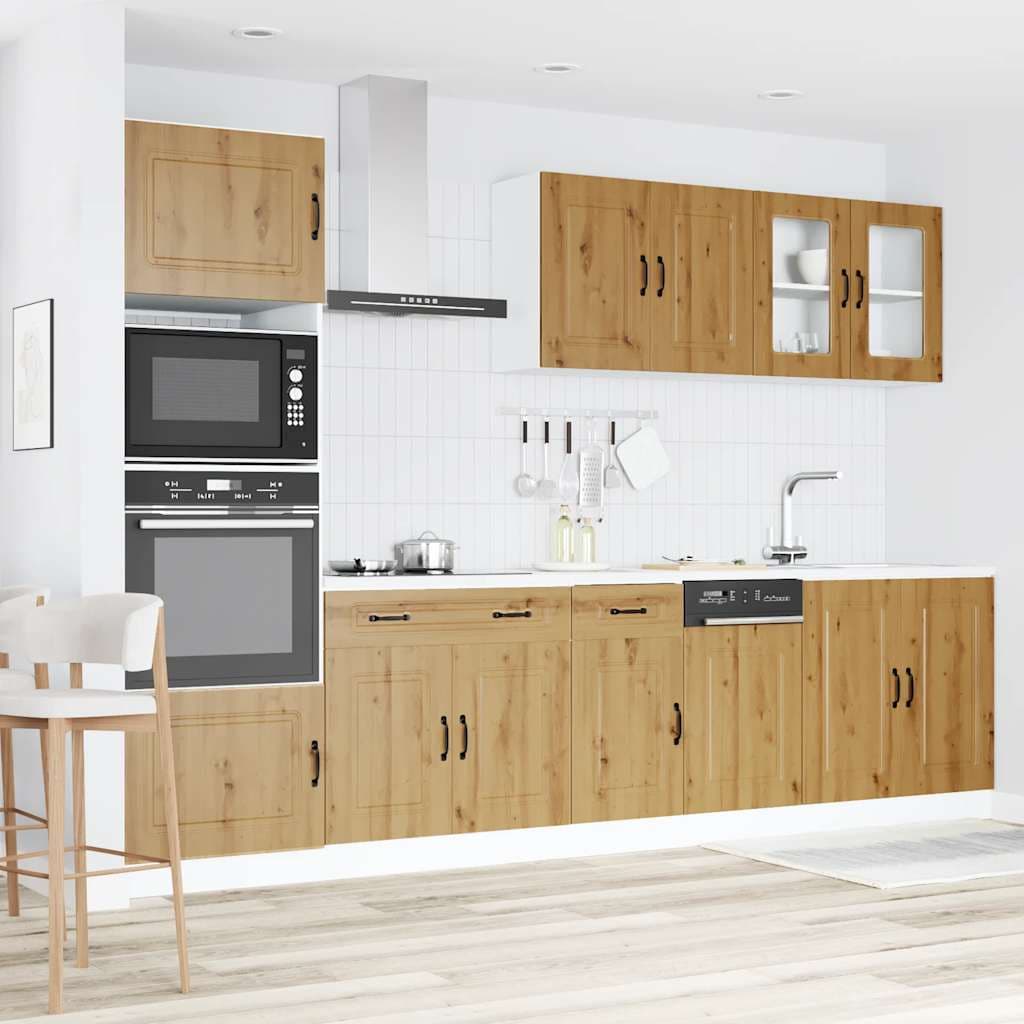 vidaXL Ensemble d'armoires de cuisine 7 pcs Kalmar bois d'ingénierie