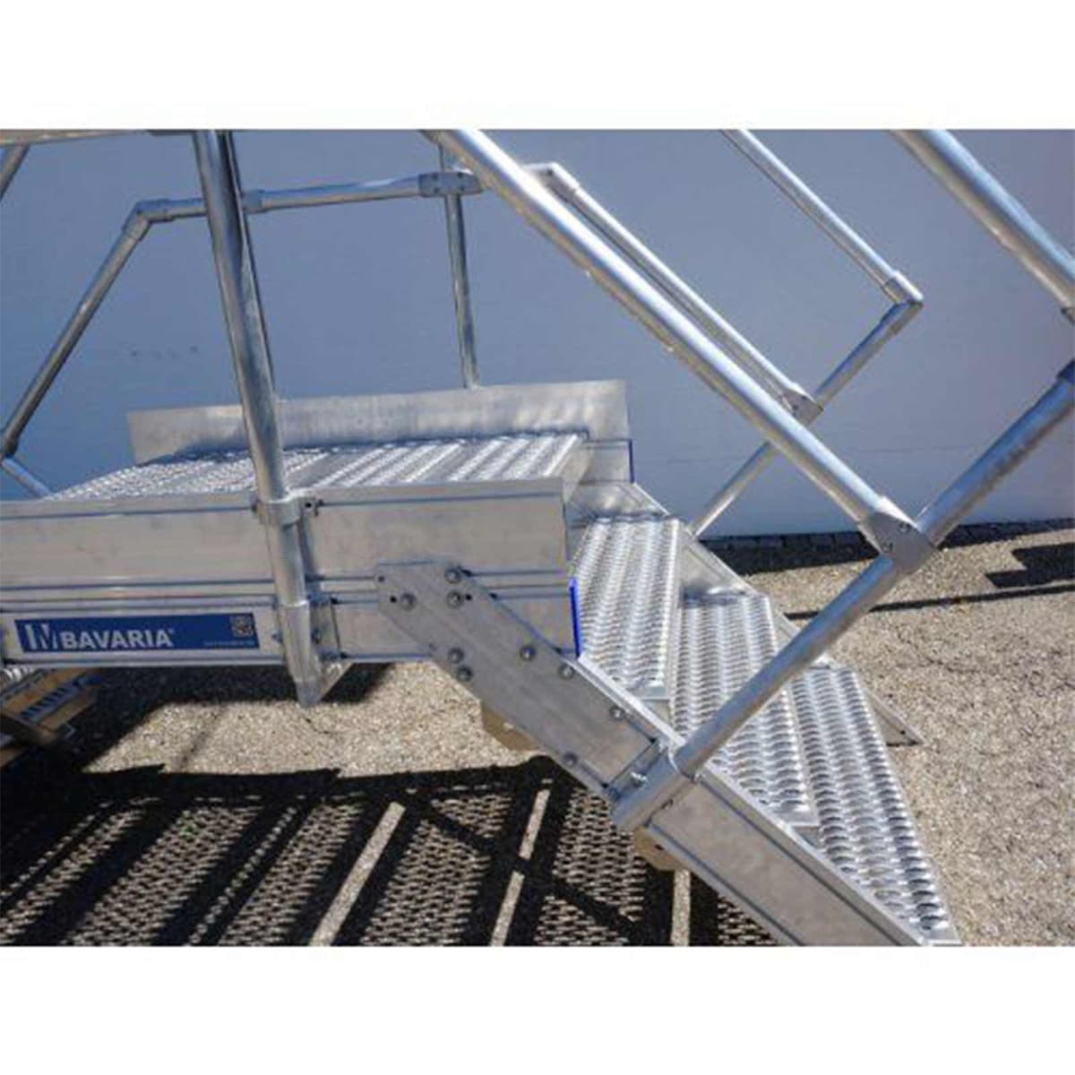 Mauderer Alutechnik Mauderer Bavaria Aluminium Überstieg L 1280mm Plattformlänge 1120mm lichte Höhe