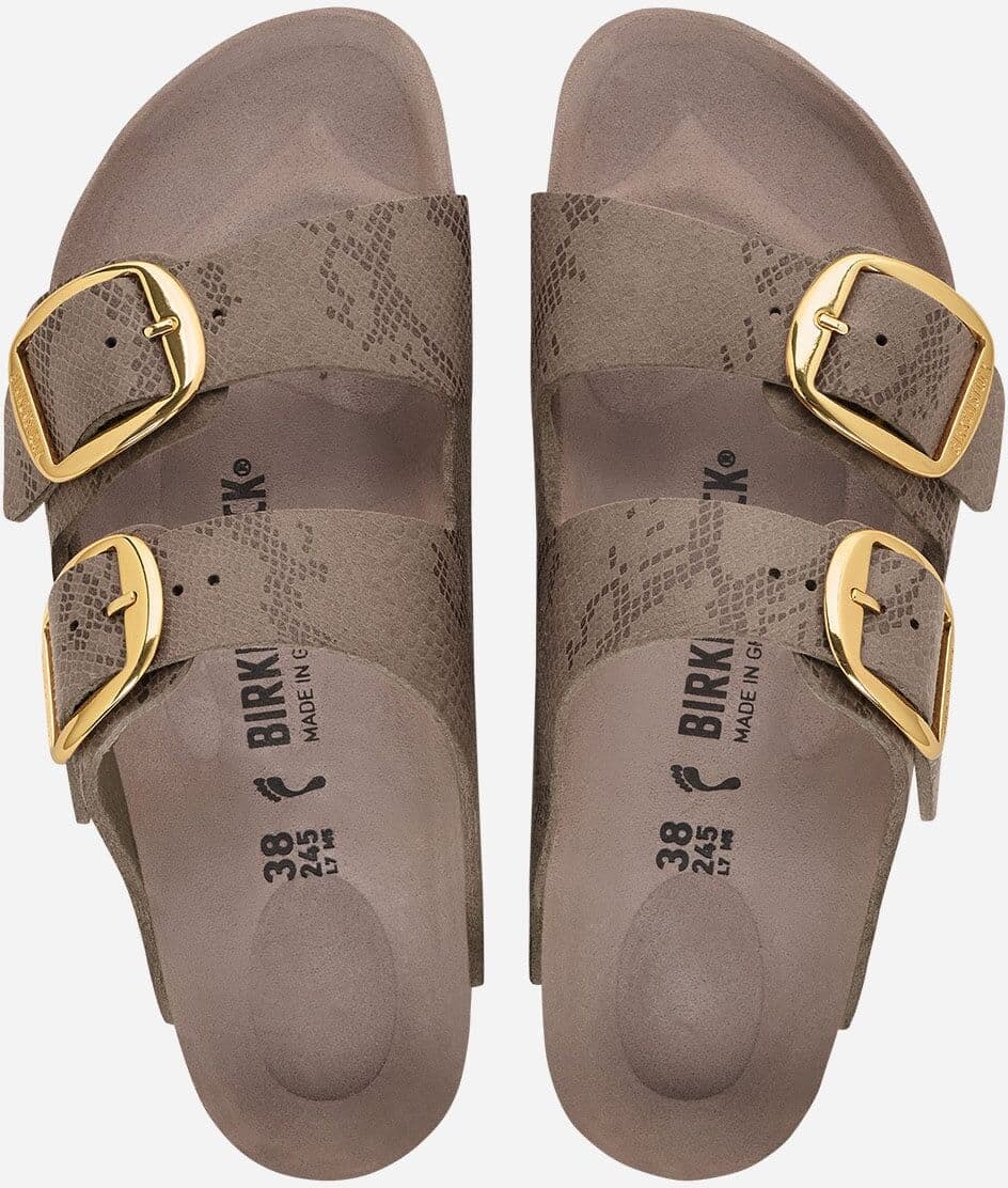 Birkenstock Arizona Big Buckle W - Sandali - Donna - Grigio 38