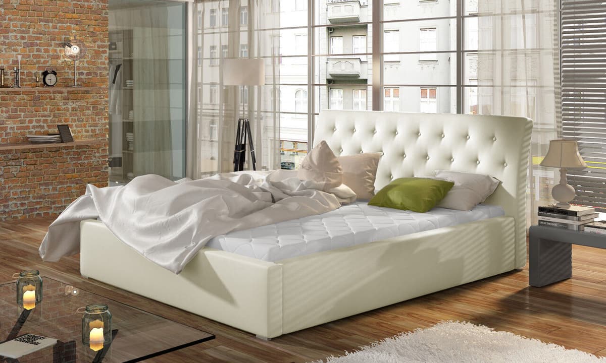 Eltap Pat Milano 200x200 cm Soft 33 cu somiera de lemn