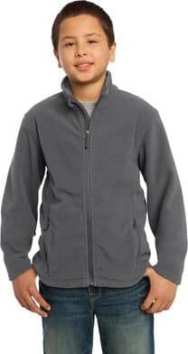 Port Authority Y217 Youth Value Fleece Jacket in Iron Grey size XS