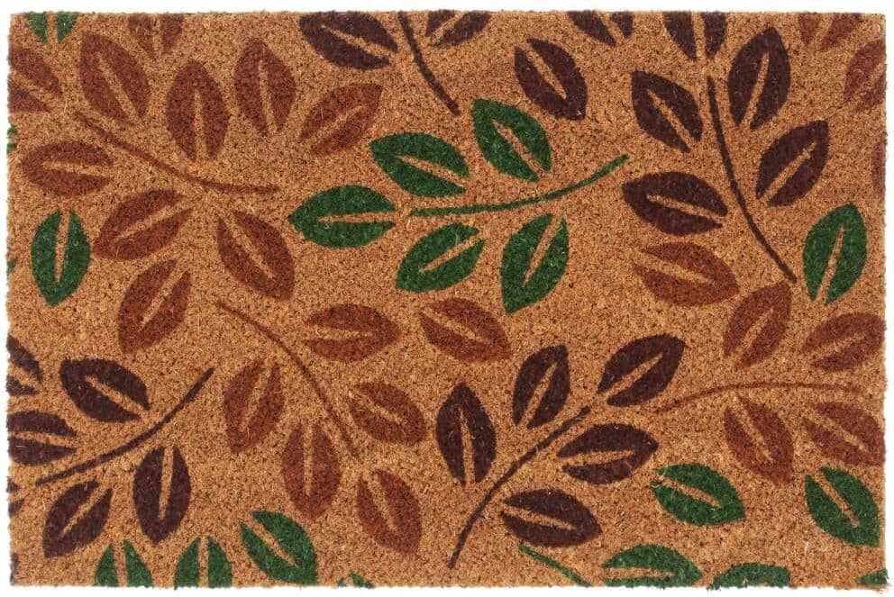 vidaXL Tapis de porte naturel 40x60 cm fibre de coco touffeté