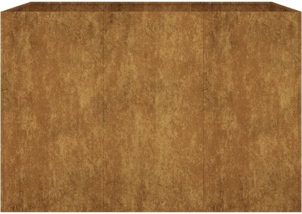 vidaXL Lit surélevé de jardin 120x80x80 cm acier corten