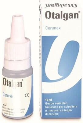 Otalgan Cerunex Gocce Auricolari Per Sciogliere E Rimuovere Il Tappo Di Cerume 10 ml