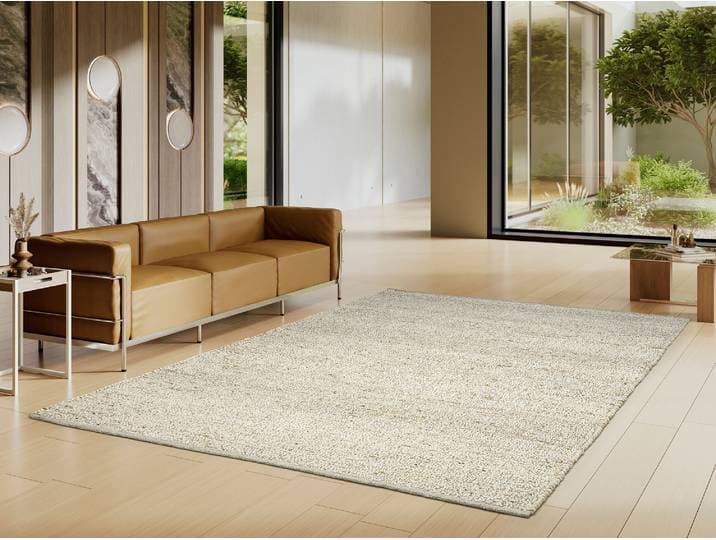 Wollteppich OCI DIE TEPPICHMARKE COUNTRY HANDWEB , natur, hellbeige, beige, B:90cm H:12mm L:160cm, Obermaterial: 95% Wolle, 5% Polyester, Teppiche, Wollteppich, 95% Wolle, handgewebt, Naturfasern, Wendeteppich, Wohnzimmer