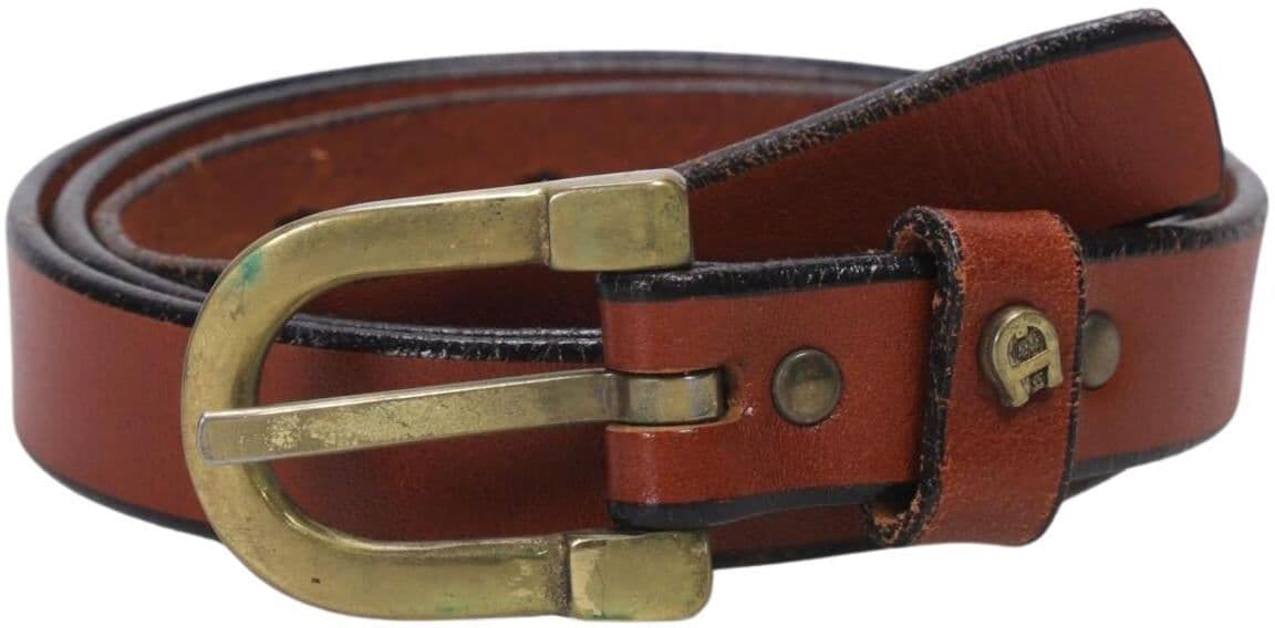 Aigner Damen Gürtel, Braun, Gr. 85, kein / Etikett - Second Hand