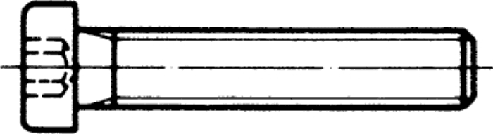 Arvid Nilsson Sekskanthullskrue Din 7984 Stål (Ubehandlet) M12 × 100