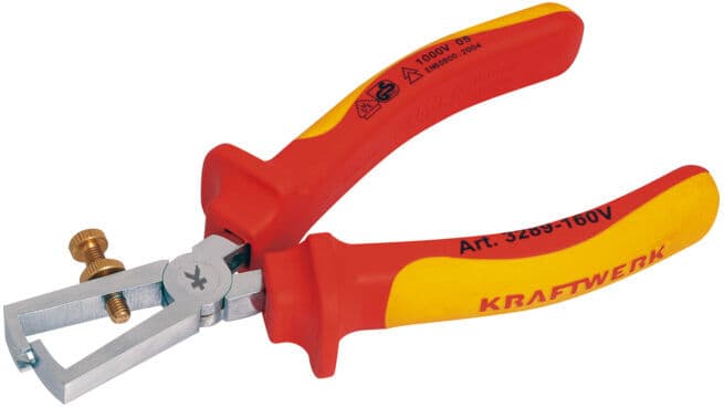 Kraftwerk ergokraft Pince à dénuder VDE 160mm (3289-160V)