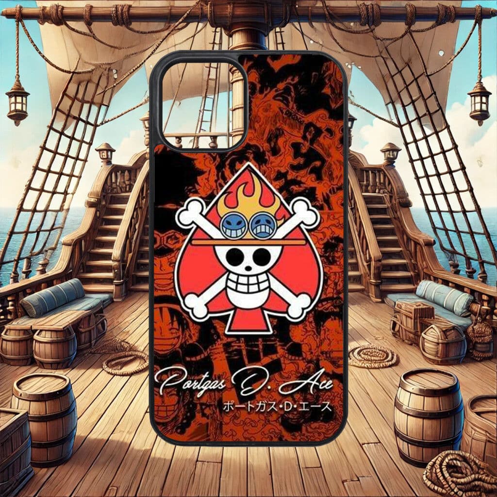Szupitokok One Piece Portgas D. Ace logo - pouzdro na iPhone