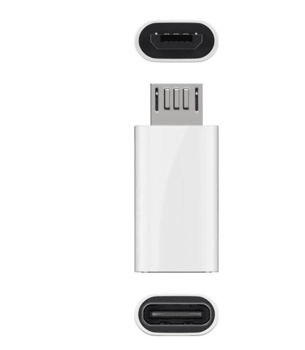 MicroConnect Usb 2.0 Micro Til Usb-C-Adapter, 1 Stykk, Sen-Usbmicrousbc Hvit
