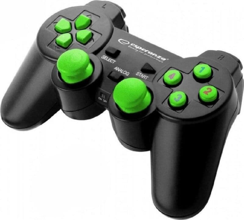 Esperanza Gladiator Ασύρματο Gamepad για PS3 / PC Black/Green