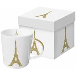Trend Mug Paris Style gold, Kaffeetasse, Becher, Tasse, Bone China, 400 ml, 603184