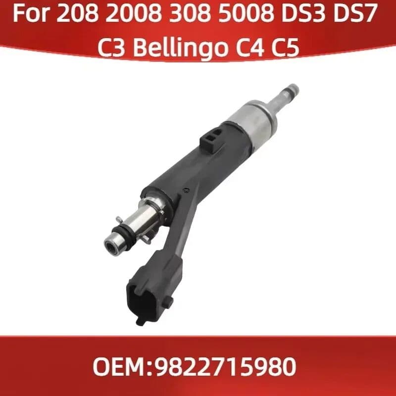 NONE Injection Valve 1.2 Thp Fuel Injector 9822715980 for Peugeot 208 2008 308 5008 for Citroen DS3 DS7 C3 Bellingo C4 C5