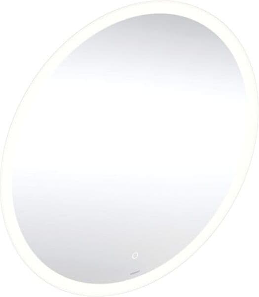 Geberit Option Round Lichtspiegel 502797001 60 cm,  direkte/indirekte LED-Beleuchtung, Touch-Sensor, Orientierungslicht