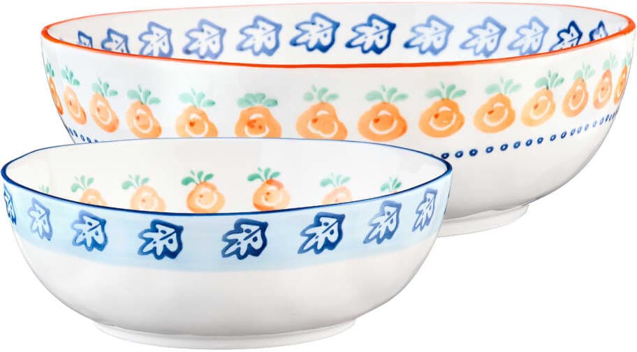 Björn Ensaladera ø23,5cm et ø28cm - 2 piezas - cítrico