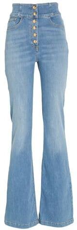 Elisabetta Franchi Pantalones vaqueros Mujer Azul marino 28,29,31,32 Mujer