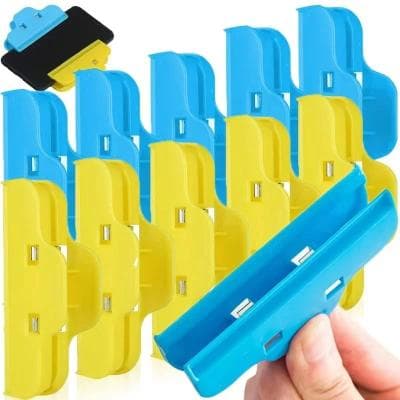 Uplifted Finds 10pc Universal Fastening Clamp Set Adjustable Plastic Clip Fixture For Phone & Tablet Screen Repair 2 Pcs Blue