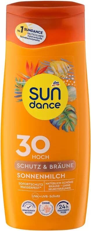 Sundance - Schutz & Bräune Sonnenmilch LSF 30, 200 ml