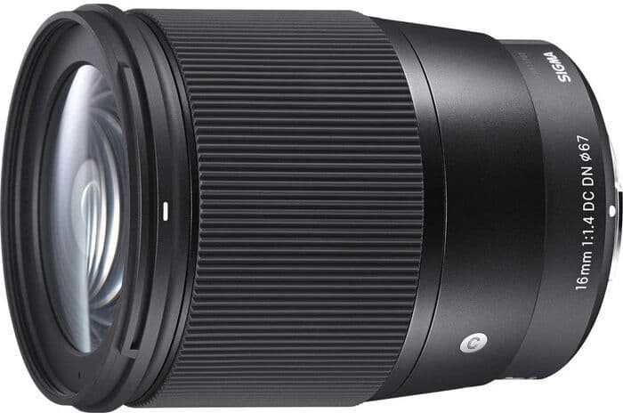 Sigma Contemporary 16mm 1.4 DC DN MFT   Svart