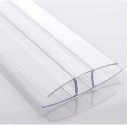 Macrolux Profilo ad H per Policarbonato Alveolare - 10 mm, 150 cm
