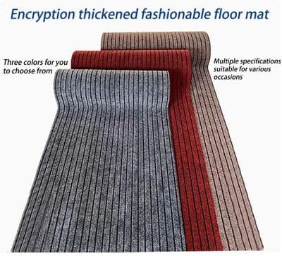 Inspire Essentials Waterproof Non Slip Floor Mat Kitchen Bathroom Door Rug dark Gray 19.7 X 177.2 In