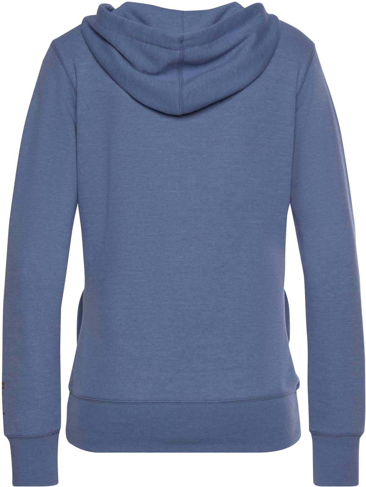 Sweatjacke BENCH. LOUNGEWEAR, Damen, Gr. 36/38, blau (jeans, meliert), Sweatware, Obermaterial: 60% Baumwolle, 40% Polyester, meliert, unifarben, Basic, bequem hüftbedeckend, ohne Ausschnitt, Bündchen, Sweatjacken Sweatjacke, mit Taschen und Zipper, Loung