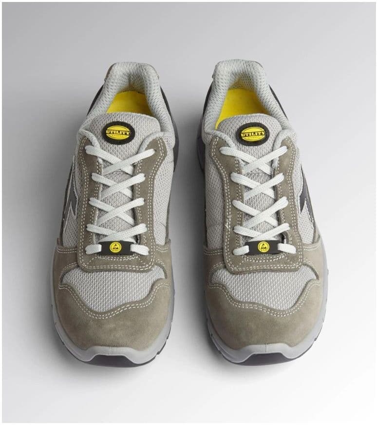 Diadora Utility Scarpe Antinfortunistiche Run Text Low S1P SRC ESD Grigio Castello / Grigio Alluminio 43 EU