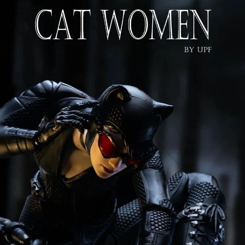 Bandai IN STOCK Original LPZZ Catwoman Action Figure UPFinegures 1/12 Scale DC Comics Arkham Knight Model Collectible