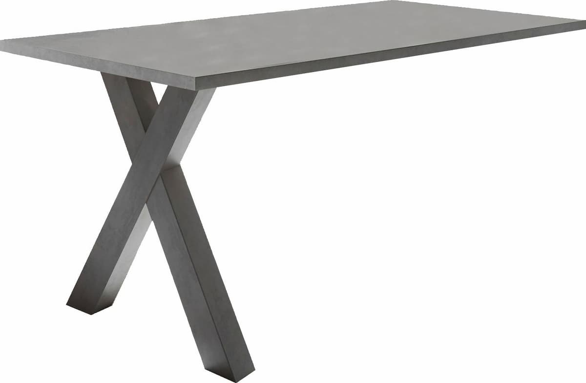 Anbautisch MÄUSBACHER "Mio", grau (graphit, graphit), B:140cm H:75cm T:70cm, Holzwerkstoff, Ansatztischplatten, Anbautisch graphit, graphit B/H/T: 140cm x 75cm x 70cm