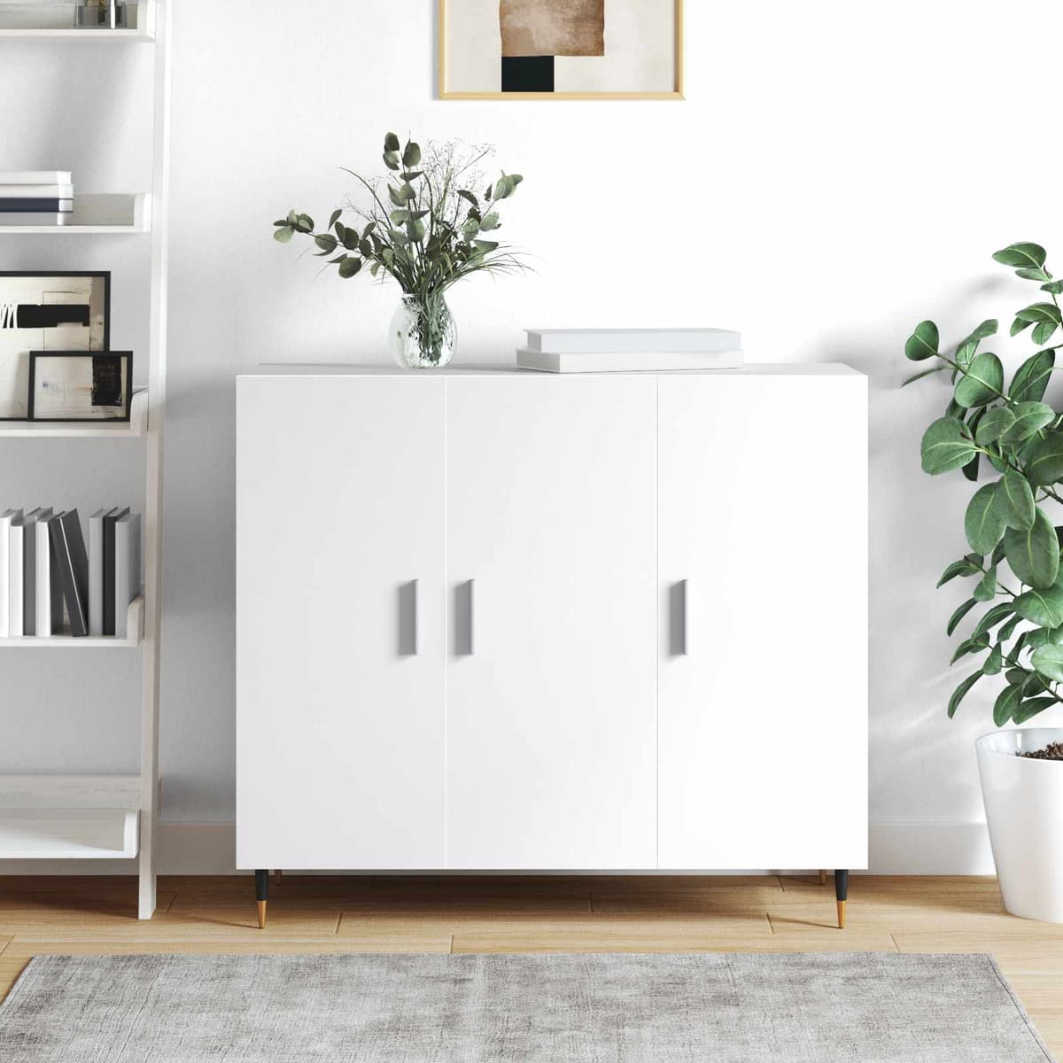 vidaXL Poignée Uni 828 pc Argenté 105.7 x 7.4 x 15.5 mm Aluminium