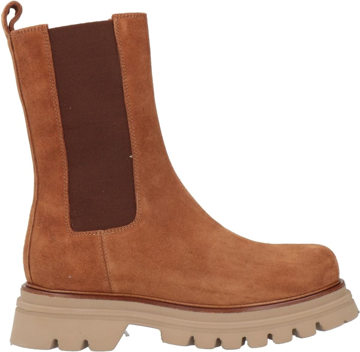 Pao Piano Zero Botines de caña alta Mujer Camel 36,37,40,41 Mujer