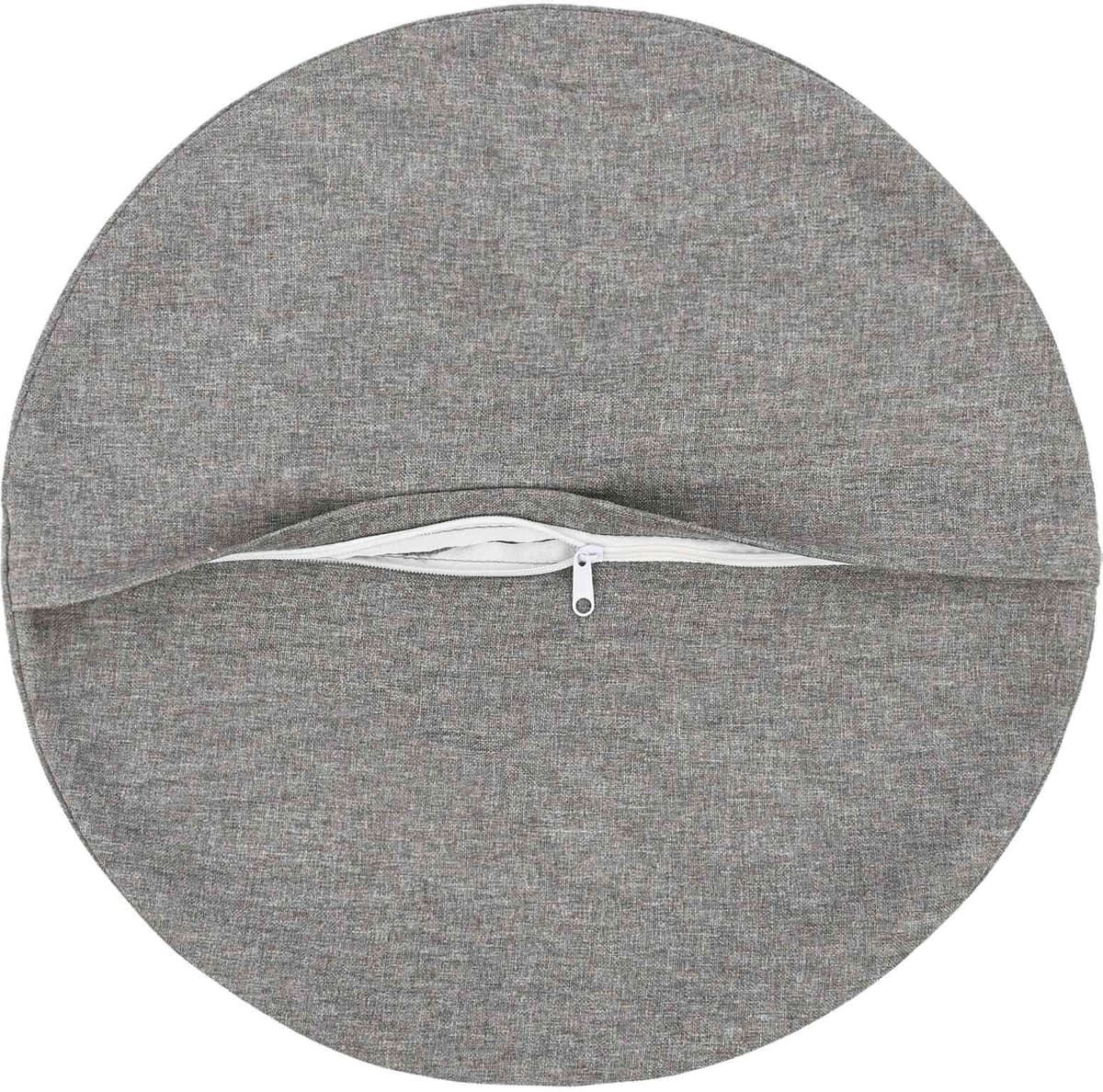 vidaXL Housse de coussin 6 pc HEERLEN Gris nuage Diam. 30 cm Tissu