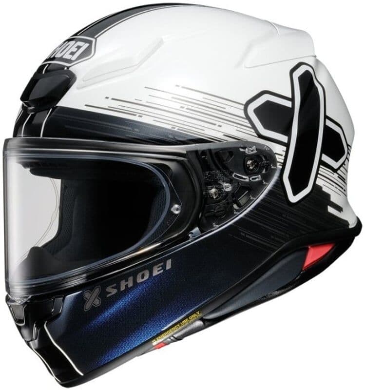 SHOEI - Casco NXR 2 Ideograph TC6 Nero,Bianco S