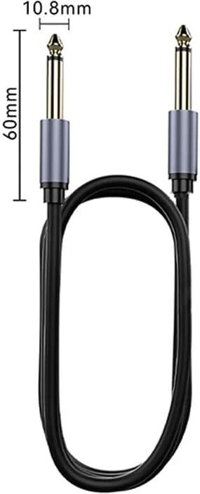 INF Câble Audio Blindé 6.5mm vers 6.5mm Stéréo pour Instruments et Mixeurs 1 m
