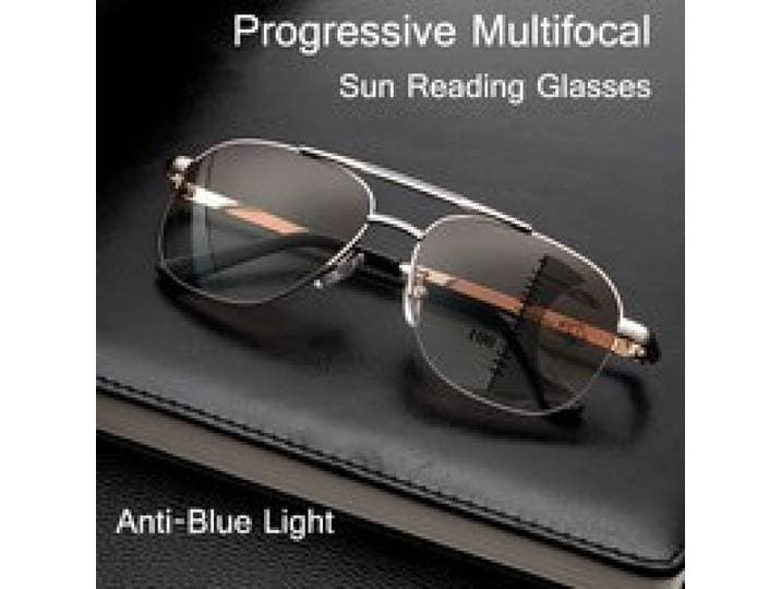 Zon Multifocale Progressieve Leesbril Mannen Vrouwen Mode Anti Blue Ray Verziend Bril Computer Optische Ver Dichtbij Bril
