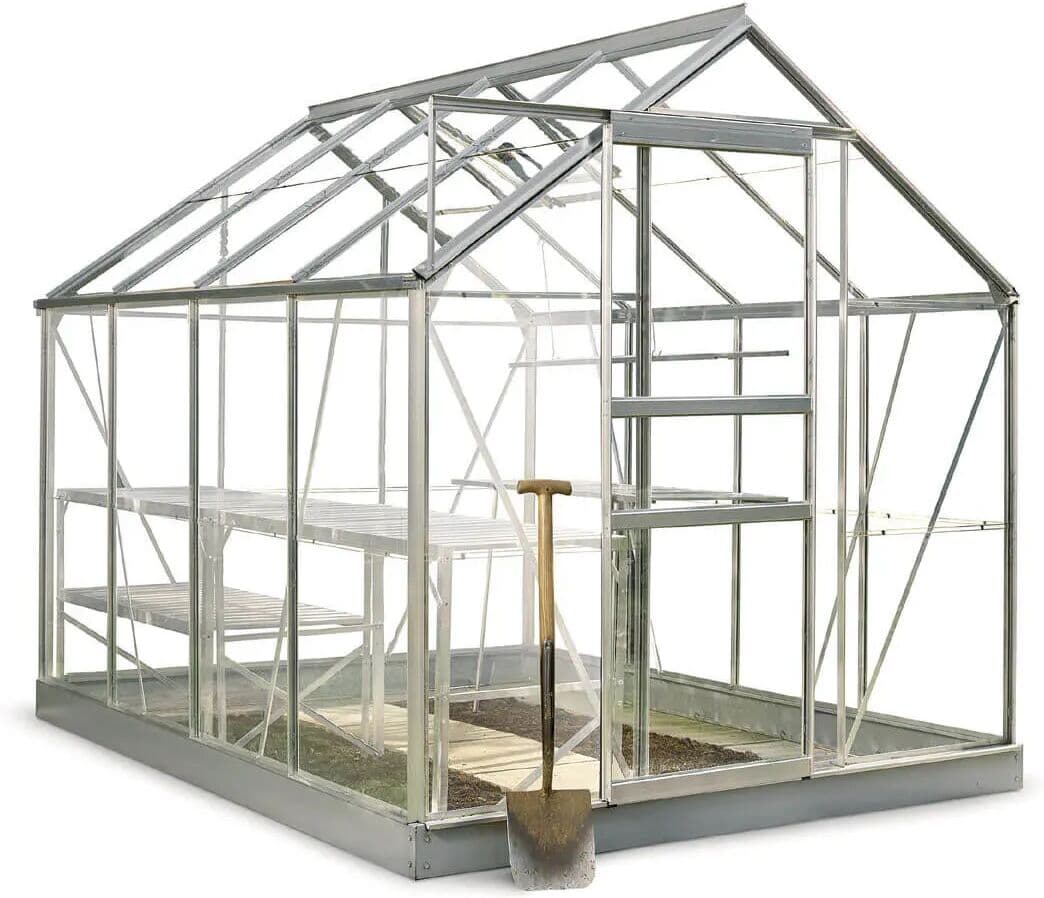 Halls Greenhouses Halls Drivhus Popular Sort 5,0 M² Flervalg (Sort / Antrasitt)