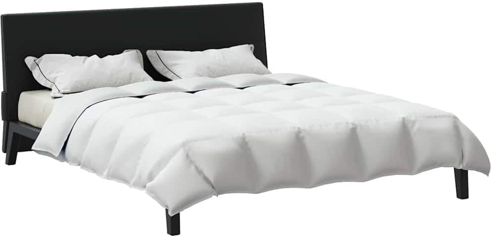 vidaXL Couette d'été 260 x 220 cm Été Plume Blanc Respirant