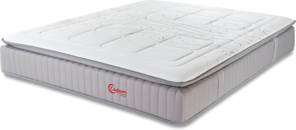 Cadorm materasso matrimoniale 1600 molle insacchettate ermes con pillow top   dispositivo medico detraibile 19% misura 160x195 fuori misura