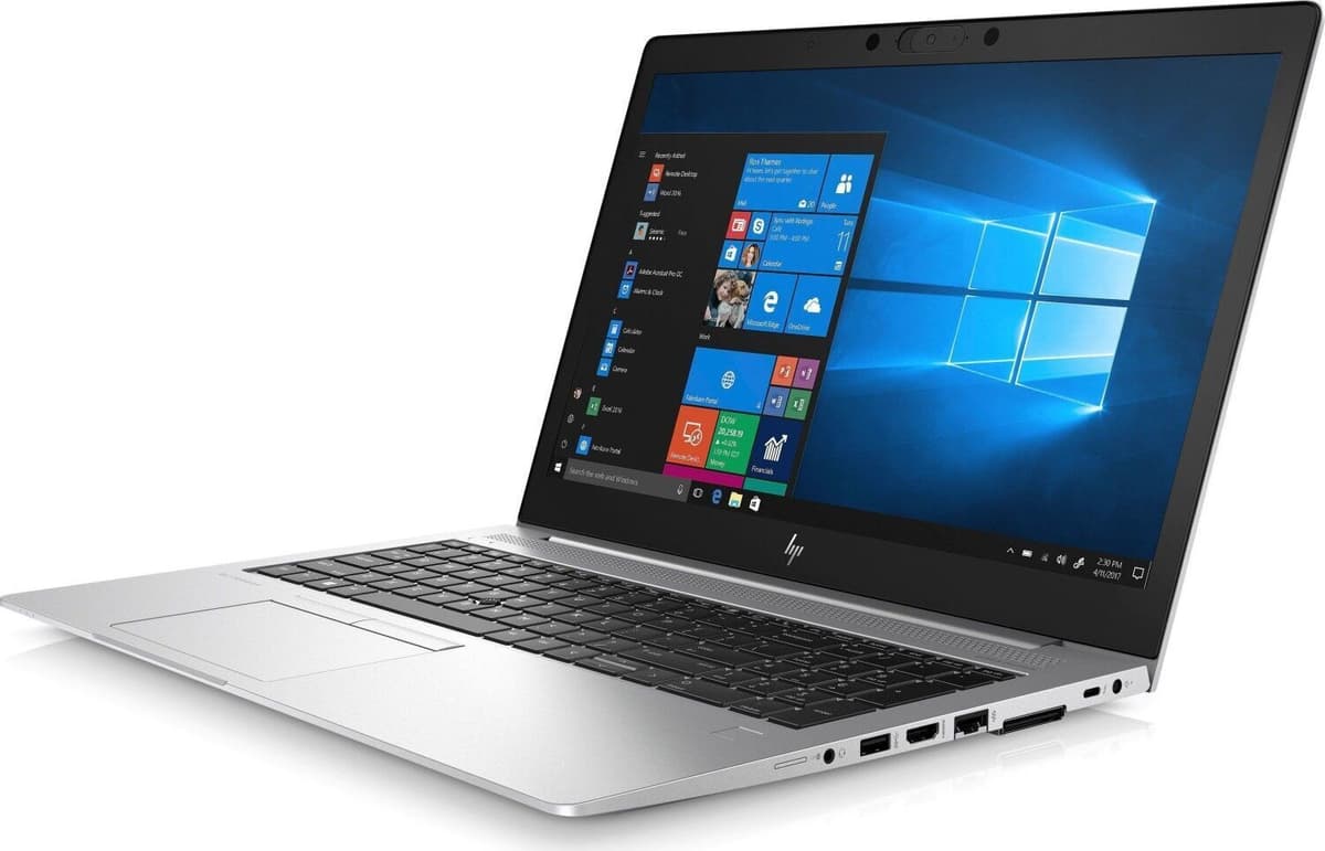 HP EliteBook 850 G6   i5-8365U   15.6"   8 GB   256 GB SSD   FHD   FP   srebrny   Kamera internetowa   Win 11 Pro   FI - Refurbished