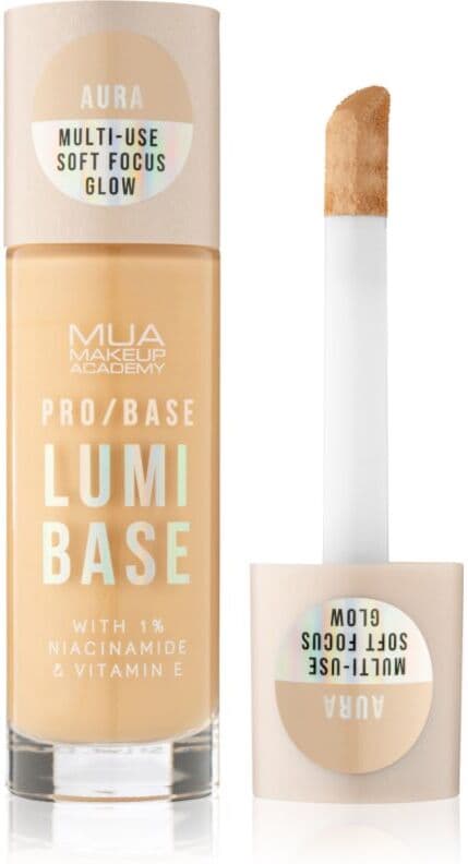 MUA Makeup Academy PRO/BASE Lumi Base Illuminating Makeup Primer shade Aura (Warm) 33 ml
