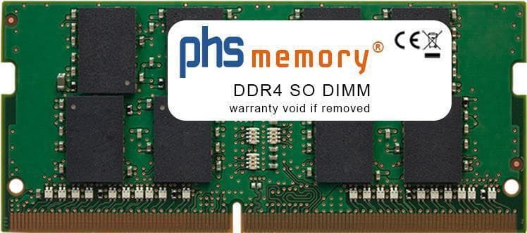 PHS Geheugen 32GB RAM DDR4 SO DIMM 3200MHz PC4-25600-S voor Dynabook Portege X40-J-12Z (SP382355)