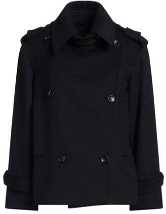 Max Mara Abrigo Mujer Azul noche 36 Mujer