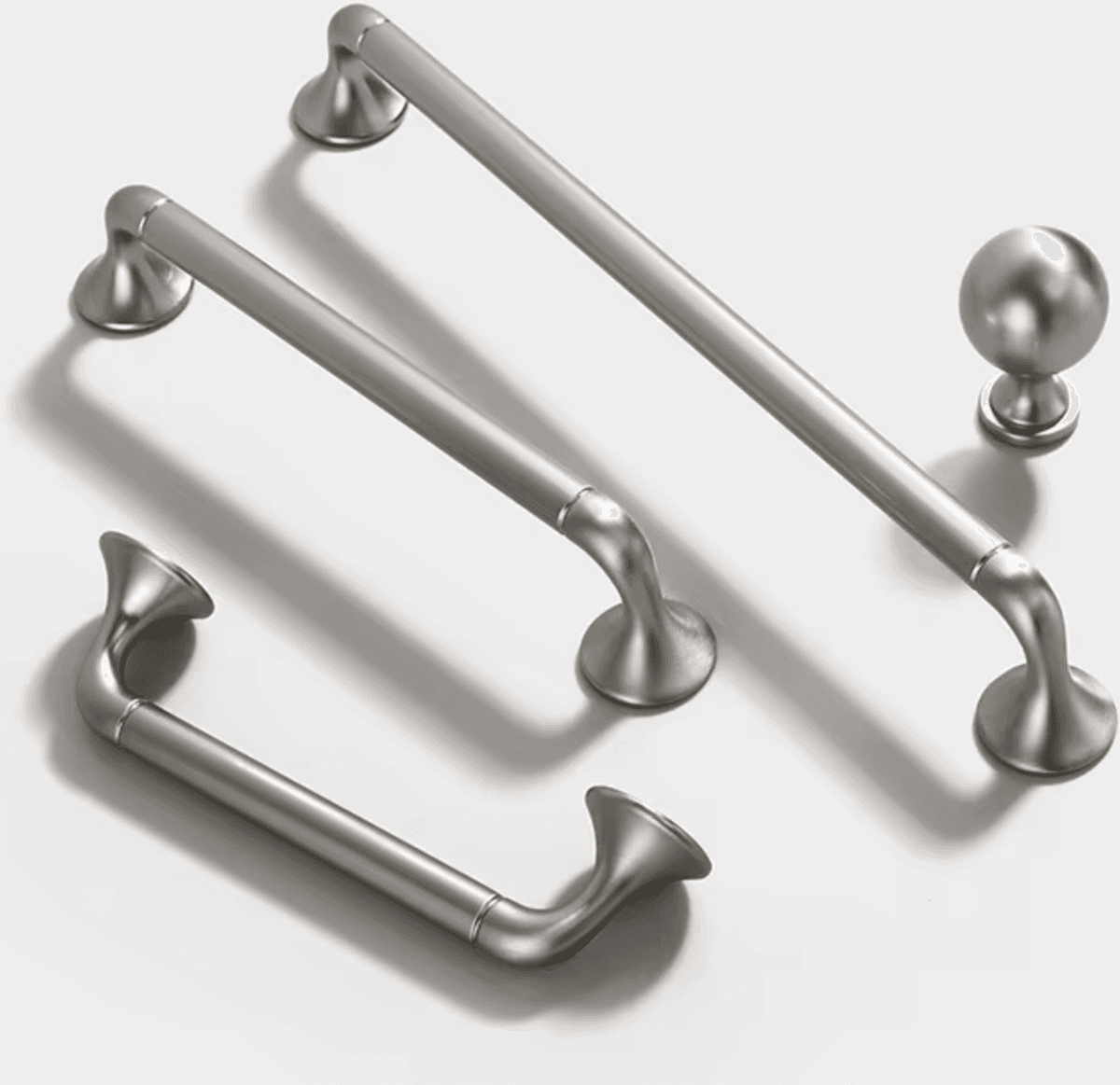 Håndtak, Metall, “florencia” – Knott & Håndtak, 96, 128 & 192 Mm – 128mm – 128 Mm