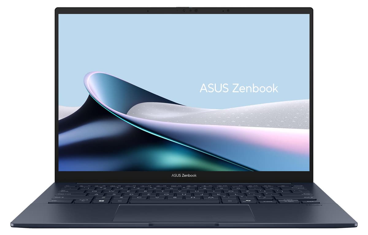ASUS Zenbook 14 (Ponder Blue, 14" WUXGA, Intel Core Ultra 7 255H, 16 GB RAM, 500 GB SSD) mit Windows 11 Pro & Office 2024 Pro