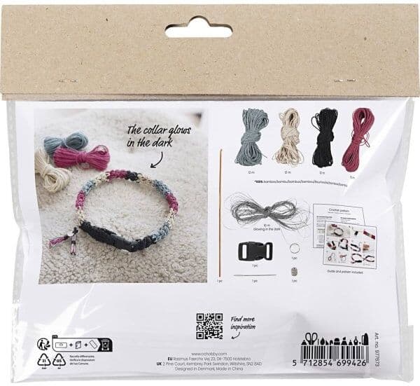 No-Name Mini Diy Kit Hækling, Hundehalsbånd